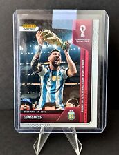 2022 World Cup Qatar Panini Instant #118 Lionel Messi Champion segunda mano  Embacar hacia Argentina