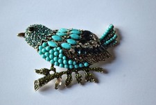 Broche oiseau bleu d'occasion  Jouarre