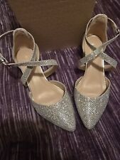 Silver shoes size for sale  SWANSEA