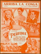 1939 MARCADO LATINO FILME DOS EUA PARTITURA PERFÍDIA Arriba La Conga RKO distrib. comprar usado 1939 MARCADO LATINO FILME DOS EUA PARTITURA PERFÍDIA Arriba La Conga RKO distrib. comprar usado  Enviando para Brazil