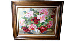 Vintage oil painting for sale  Roseburg
