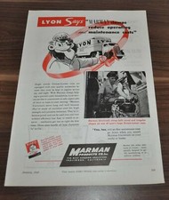 Używany, 1946 Lyon Van Lines Marman Graco Truck Ad na sprzedaż  PL