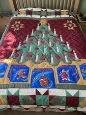 Christmas patchwork quilt for sale  Wilmington