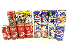 LOTE DE 15 Latas de Coca-Cola PEPSI A&W Férias Natal Papai Noel Urso Polar Surf, usado comprar usado LOTE DE 15 Latas de Coca-Cola PEPSI A&W Férias Natal Papai Noel Urso Polar Surf, usado comprar usado  Enviando para Brazil