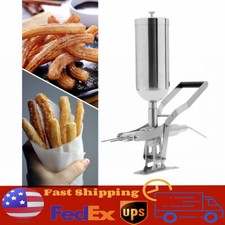 Máquina de enchimento comercial de creme gelatina com churros de donut operada à mão 5 L comprar usado  Enviando para Brazil