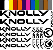 Knolly adesivo sticker usato  Spedire a Italy