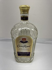 Decantador de garrafa de vidro vazio Crown Royal Whisky Fine De Luxe 1,75L comprar usado  Enviando para Brazil
