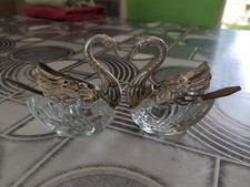 Paire salerons verre d'occasion  Blanzac-Porcheresse