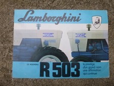 Prospectus tracteur lamborghin d'occasion  Onet-le-Château