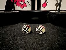 Burberry cufflinks plaid for sale  Vacaville
