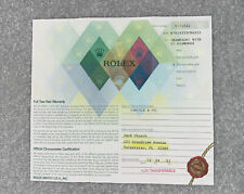 Rolex zertifikat yster gebraucht kaufen  Neuwied