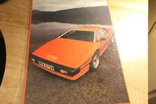 Usado, Anúncio de revista original: 1981 LOTUS TURBO ESPRIT arte de parede laminada  comprar usado  Enviando para Brazil