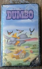 New Sealed Vintage Disney Dumbo VHS Pink Spine Clamshell Black Diamond Classic, usado comprar usado  Enviando para Brazil
