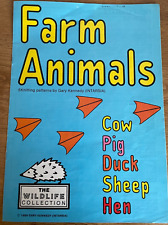 Farm animals knitting for sale  MIDDLESBROUGH