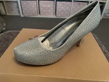 Silver diamante shoes for sale  SOUTHSEA