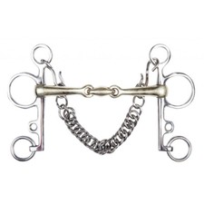 Mors pelham maillechort d'occasion  France