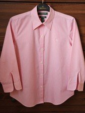 Camisa Ralph Lauren feminina nova sem etiquetas rosa/branco algodão sem ferro tamanho SP comprar usado  Enviando para Brazil