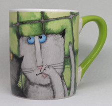 Caneca de chá verde Debi Hron Cool Cat 2006 Gibson Greetings 11 oz. Copo comprar usado  Enviando para Brazil