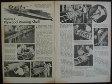 Making rowing shell for sale  Diamond Point