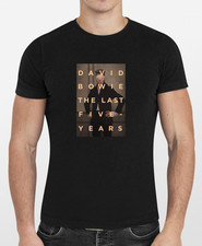 Camiseta Gráfica de Filme David Bowie Os Últimos Cinco Anos (2017) Masculina ou Feminina NOVA, usado comprar usado  Enviando para Brazil