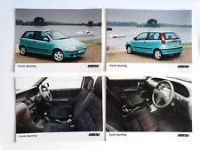 4 x FIAT PUNTO Mk1 FOTOGRAFIAS DE IMPRENSA ESPORTIVA (não folheto) comprar usado  Enviando para Brazil