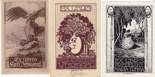 Exlibris bookplate klischees d'occasion  Expédié en France