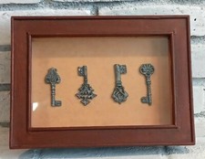 Réplica de bazar de mercado chave esqueleto parede pendurada caixa de sombra arte comprar usado  Enviando para Brazil
