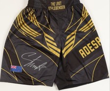 Usado, Shorts de luta personalizado Israel Adesanya assinado "The Last Stylebender" certificado Beckett comprar usado  Enviando para Brazil