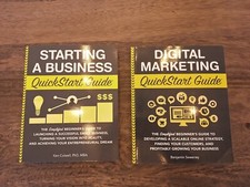 Usado, Lot of 2 Business Books: Starting a Business & Digital Marketing QuickStart comprar usado  Enviando para Brazil