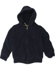 Usado, Jaqueta acolchoada com capuz TOMMY Hilfiger bebê meninos 18-24 meses azul marinho AN76 comprar usado  Enviando para Brazil