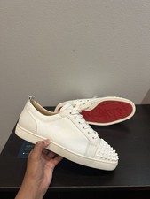 Używany, Christian Louboutin Czerwone spodnie Junior Kolce Rozmiar 10 US 43 EU Bardzo czyste 🧼   na sprzedaż  Wysyłka do Poland