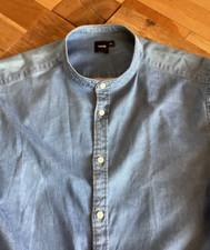 Mens denim grandad for sale  HULL