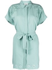 Robe chemise broderies d'occasion  Mions