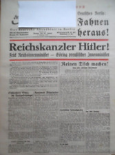 Zeitung januar 1933 gebraucht kaufen  Cottbus