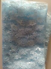 Blue organza fabric for sale  HOLYHEAD