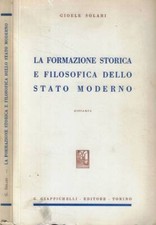 Formazione storica filosofica usato  Italia