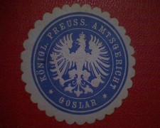Siegelmarke königl preuss gebraucht kaufen  Deutschland