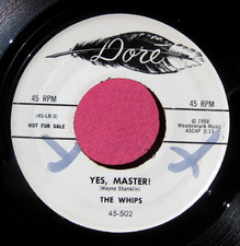 THE WHIPS - Yes Master - clean Promo 45 rpm - Dore 502 comprar usado THE WHIPS - Yes Master - clean Promo 45 rpm - Dore 502 comprar usado  Enviando para Brazil