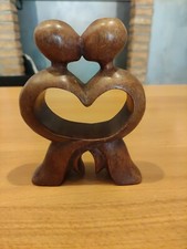 Statuina innamorati legno usato  Pieve di Cento