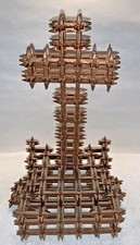 Escultura de arte popular prisão crucifixo cruzado construção em madeira vintage, usado comprar usado Escultura de arte popular prisão crucifixo cruzado construção em madeira vintage, usado comprar usado  Enviando para Brazil