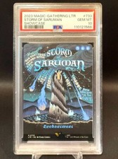 PSA 10 - Storm Of Saruman - Vitrine / Pôster sem fronteiras - MTG LOTR - GEM ESTADO PERFEITO, usado comprar usado  Enviando para Brazil