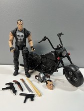 Boneco Marvel Legends Punisher com moto bicicleta solta completa ótima forma!!! comprar usado  Enviando para Brazil