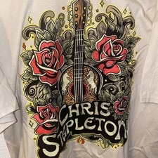 Camiseta Chris Stapleton Red Roses Guitar County Music grande Tennessee Whiskey So comprar usado  Enviando para Brazil
