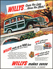 1951 Willys Station Wagon F-head Hurricane Engine vintage arte impressão anúncio L73A comprar usado  Enviando para Brazil