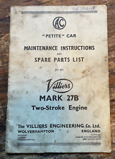 Villiers spare parts for sale  CROWTHORNE