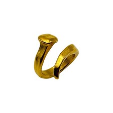 Uno de 50 anel de declaração de ouro B12 design de unhas embrulhadas TAMANHO 7,5 comprar usado  Enviando para Brazil