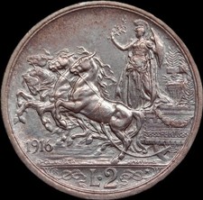 Italie lire 1916 d'occasion  Hagondange