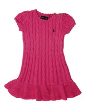 Vestido Jumper RALPH LAUREN Bebê Meninas 18-24 Meses Algodão Rosa AX09 comprar usado  Enviando para Brazil