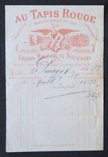 Invoice 1888 carpet d'occasion  Expédié en Belgium