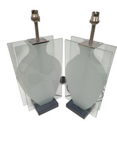 Unique frosted glass for sale  RUGBY